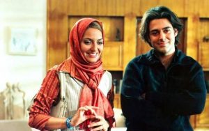 مهناز افشار و محمدرضا گلزار در فیلم سینمایی آتش بس