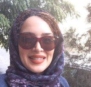 بهنوش طباطبایی از بازیگران زن ایرانی با عینک دودی
