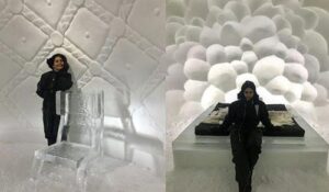 عکسهایی از تجربه اقامت در هتل یخی سوئد در سوئد گردی الناز شاکردوست