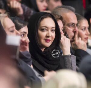 عکس نیکی کریمی در افتتاحیه جشنواره فیلم فجر 35