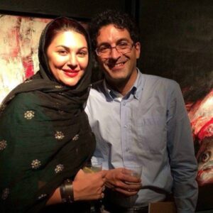 عکس لاله اسکندری و همسرش ساسان فیروزی