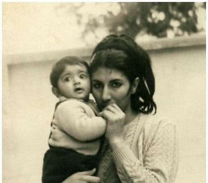 کودکی لادن طباطبایی و مادرش