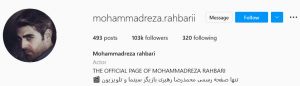 صفحه اینستاگرام محمدرضا رهبری