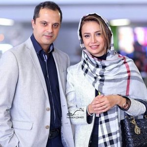 شبنم قلی خانی در کنار همسرش