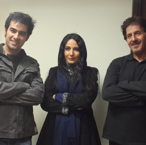 سمیرا حسن پور در کنار شهاب حسینی و ابوالفضل پورعرب