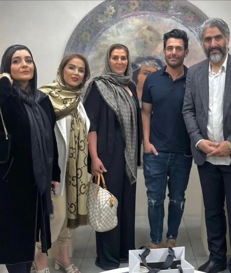 محمدرضا گلزار در افتتاحیه سالن زیبایی ساره بیات
